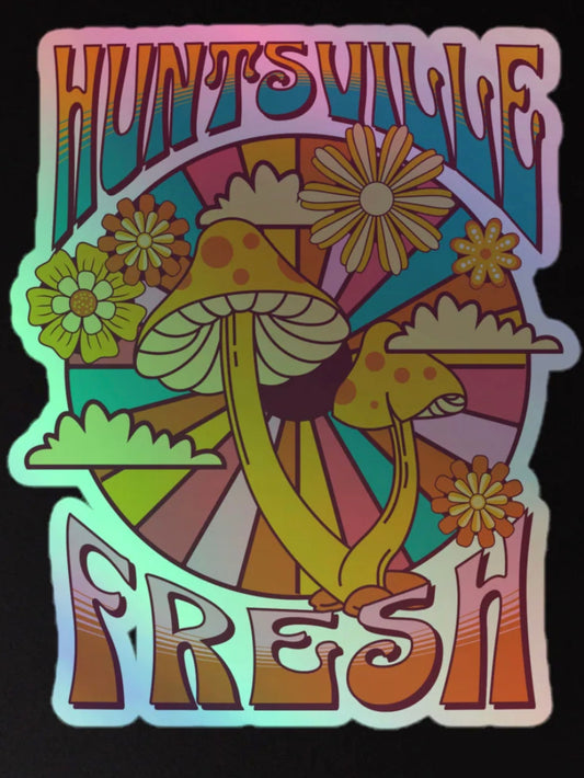 Mushroom 🍄 HOLO Sticker